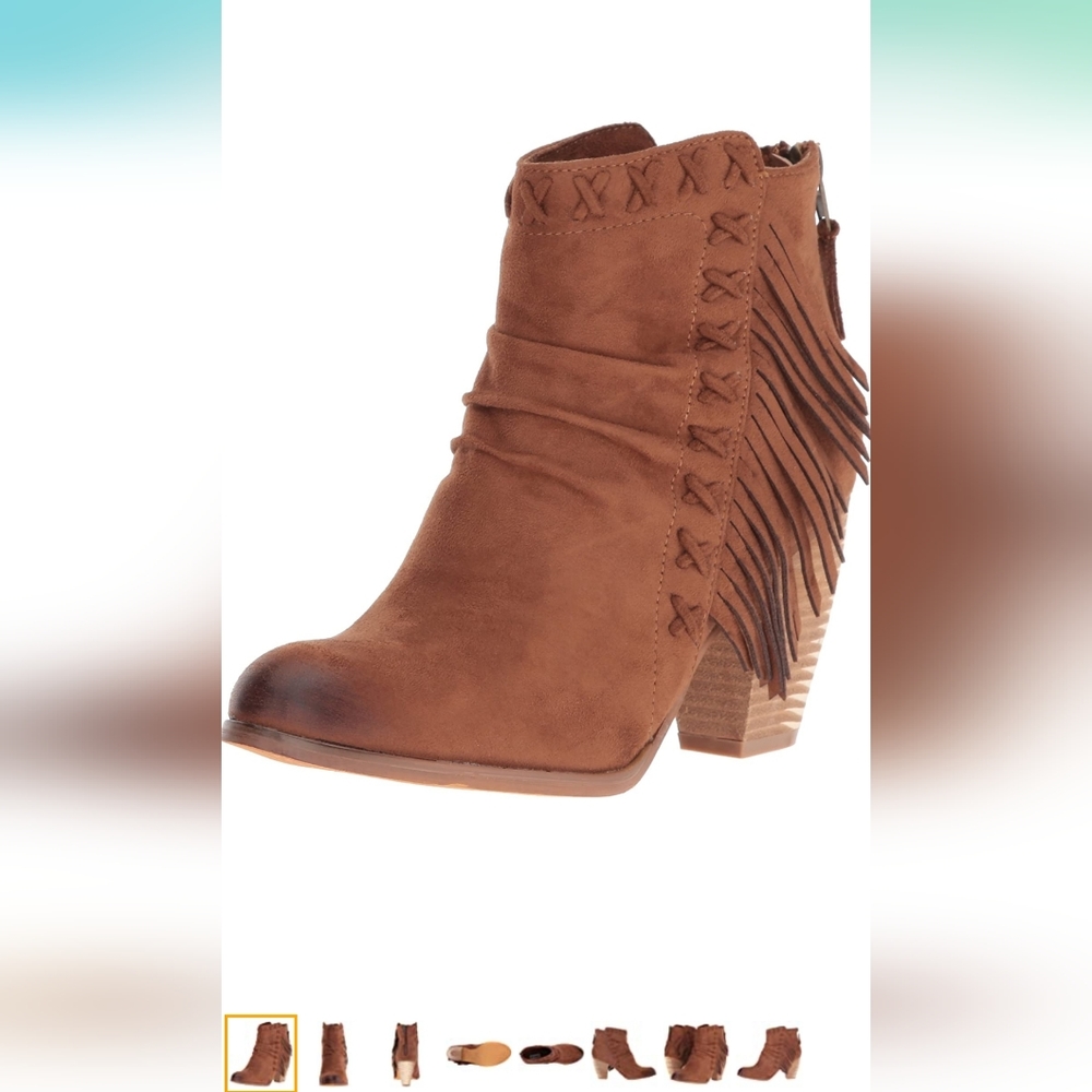 Not Rated Suede Booties NWOB